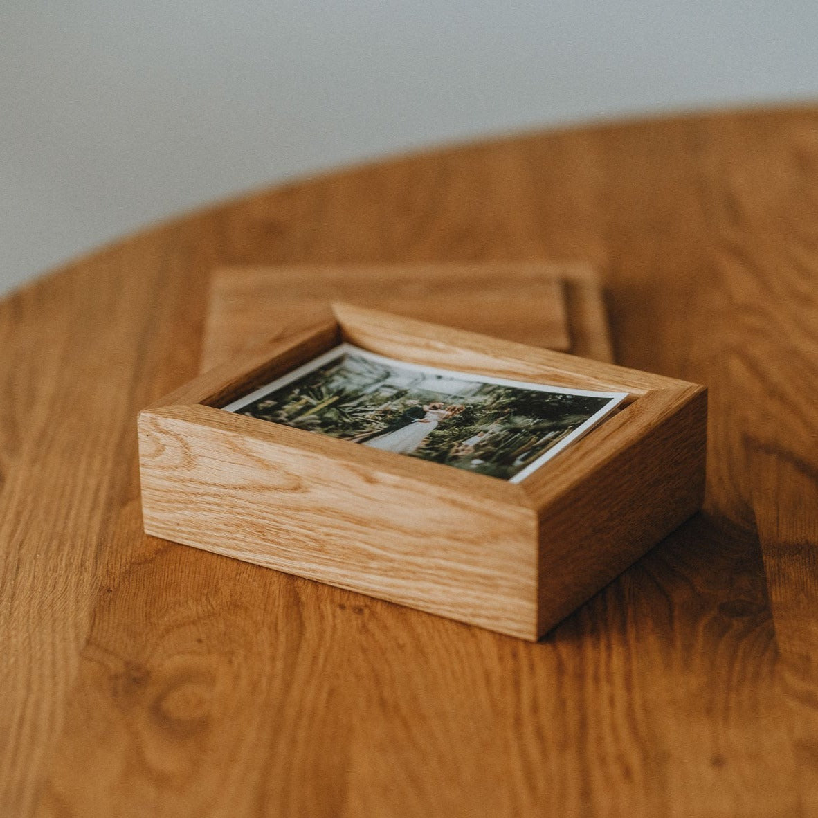 Rectangular wooden box for 4x6 prints – Lamb & Raccoon